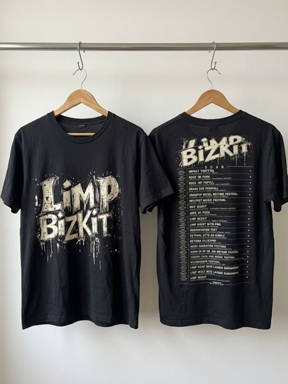 Limp Bizkit Tour 2026 T-Shirt Reprint